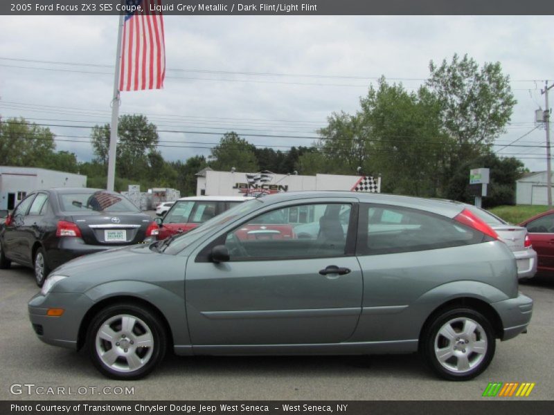 Liquid Grey Metallic / Dark Flint/Light Flint 2005 Ford Focus ZX3 SES Coupe