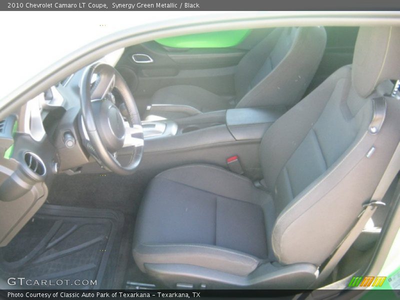 Synergy Green Metallic / Black 2010 Chevrolet Camaro LT Coupe
