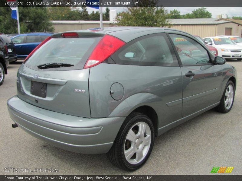 Liquid Grey Metallic / Dark Flint/Light Flint 2005 Ford Focus ZX3 SES Coupe