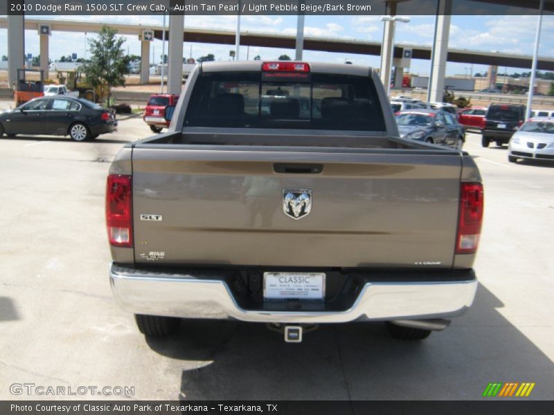 Austin Tan Pearl / Light Pebble Beige/Bark Brown 2010 Dodge Ram 1500 SLT Crew Cab