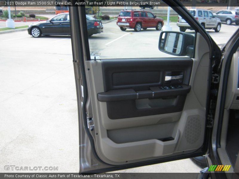 Austin Tan Pearl / Light Pebble Beige/Bark Brown 2010 Dodge Ram 1500 SLT Crew Cab