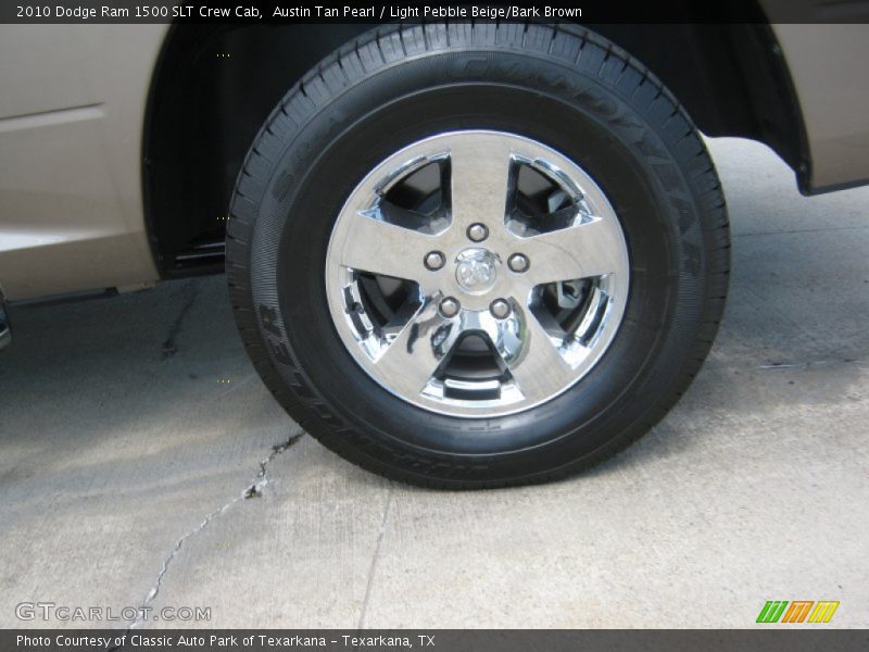 Austin Tan Pearl / Light Pebble Beige/Bark Brown 2010 Dodge Ram 1500 SLT Crew Cab