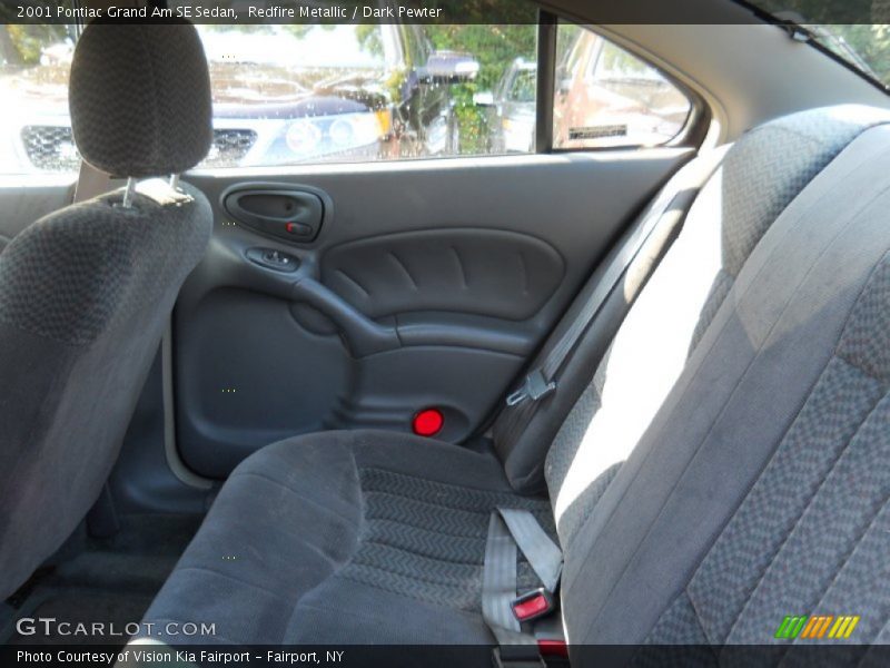 Redfire Metallic / Dark Pewter 2001 Pontiac Grand Am SE Sedan