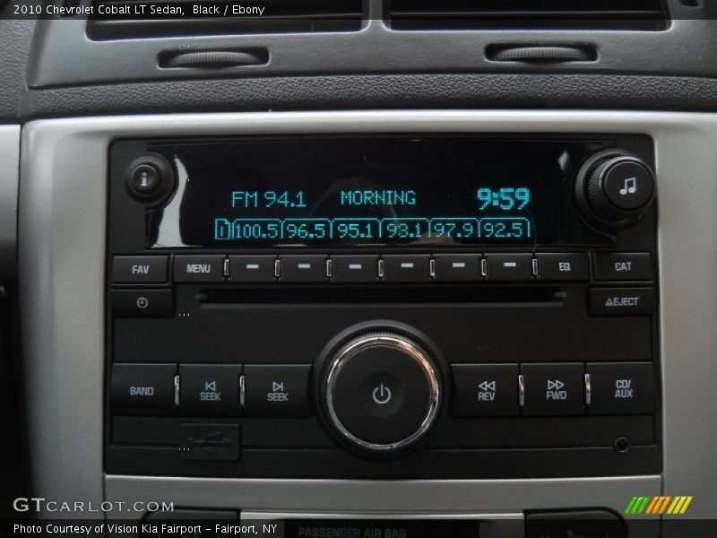 Black / Ebony 2010 Chevrolet Cobalt LT Sedan