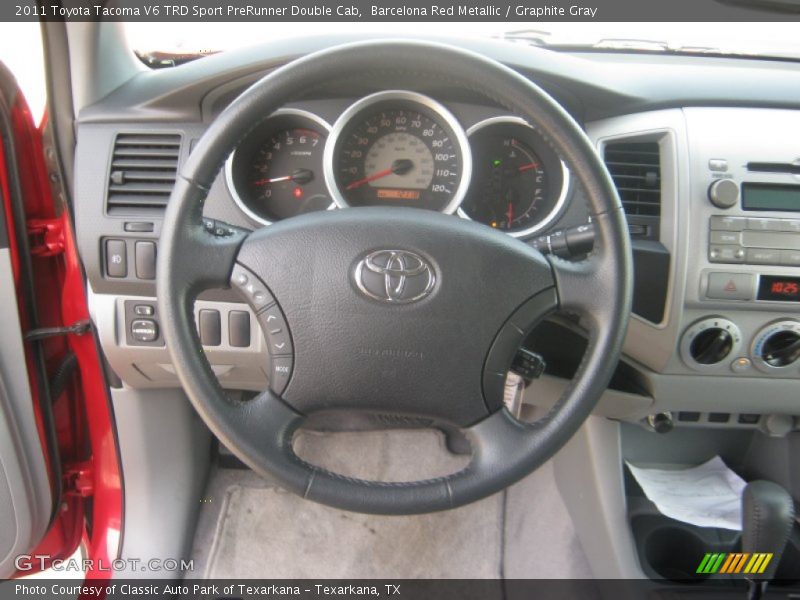 Barcelona Red Metallic / Graphite Gray 2011 Toyota Tacoma V6 TRD Sport PreRunner Double Cab