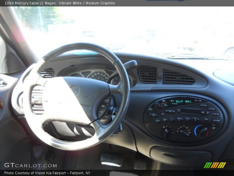 Vibrant White / Medium Graphite 1999 Mercury Sable LS Wagon