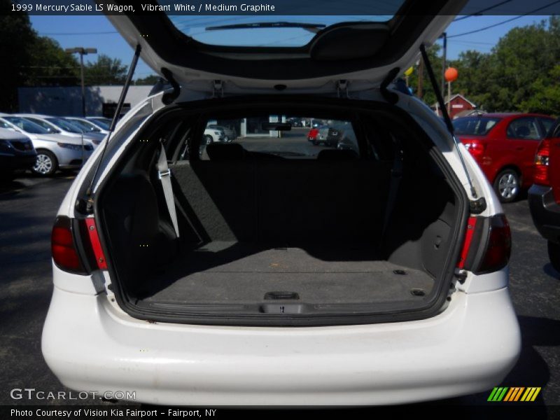 Vibrant White / Medium Graphite 1999 Mercury Sable LS Wagon
