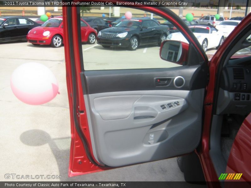 Barcelona Red Metallic / Graphite Gray 2011 Toyota Tacoma V6 TRD Sport PreRunner Double Cab