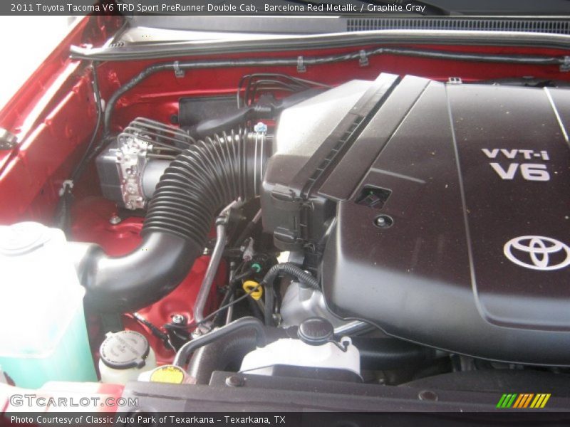 Barcelona Red Metallic / Graphite Gray 2011 Toyota Tacoma V6 TRD Sport PreRunner Double Cab