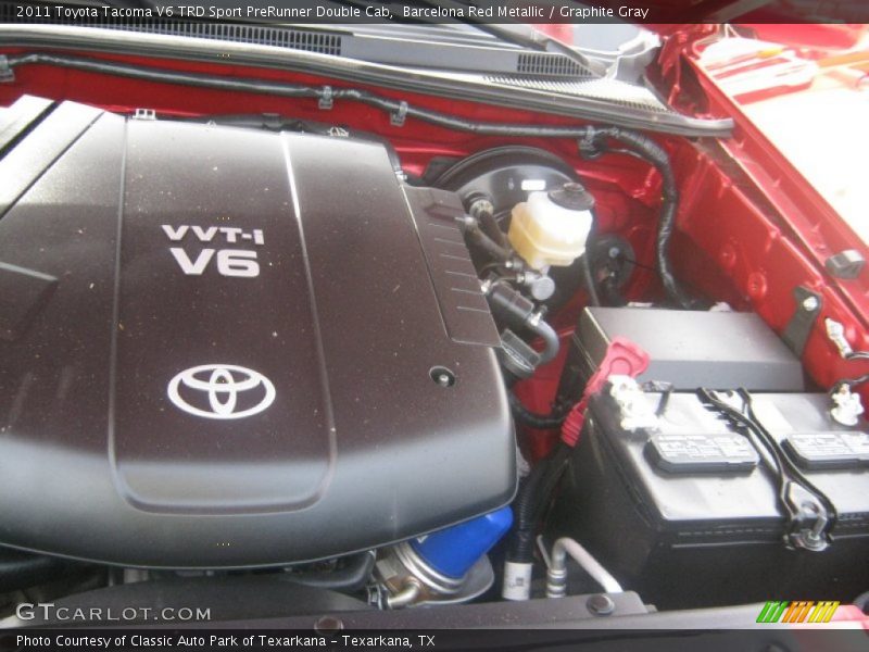 Barcelona Red Metallic / Graphite Gray 2011 Toyota Tacoma V6 TRD Sport PreRunner Double Cab