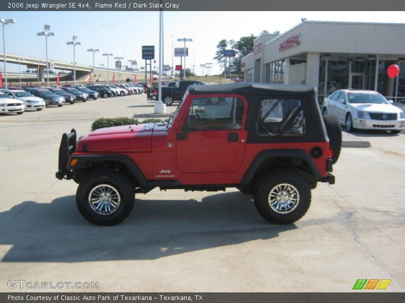 Flame Red / Dark Slate Gray 2006 Jeep Wrangler SE 4x4