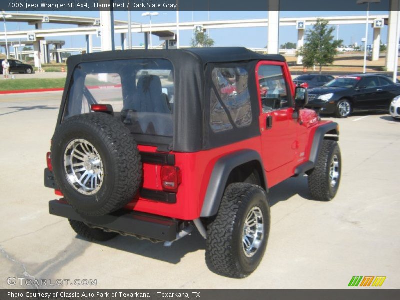 Flame Red / Dark Slate Gray 2006 Jeep Wrangler SE 4x4