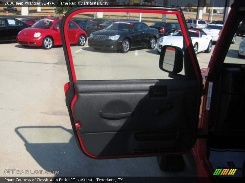 Flame Red / Dark Slate Gray 2006 Jeep Wrangler SE 4x4