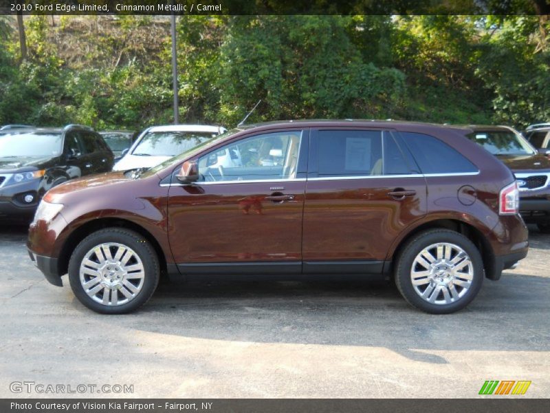 Cinnamon Metallic / Camel 2010 Ford Edge Limited