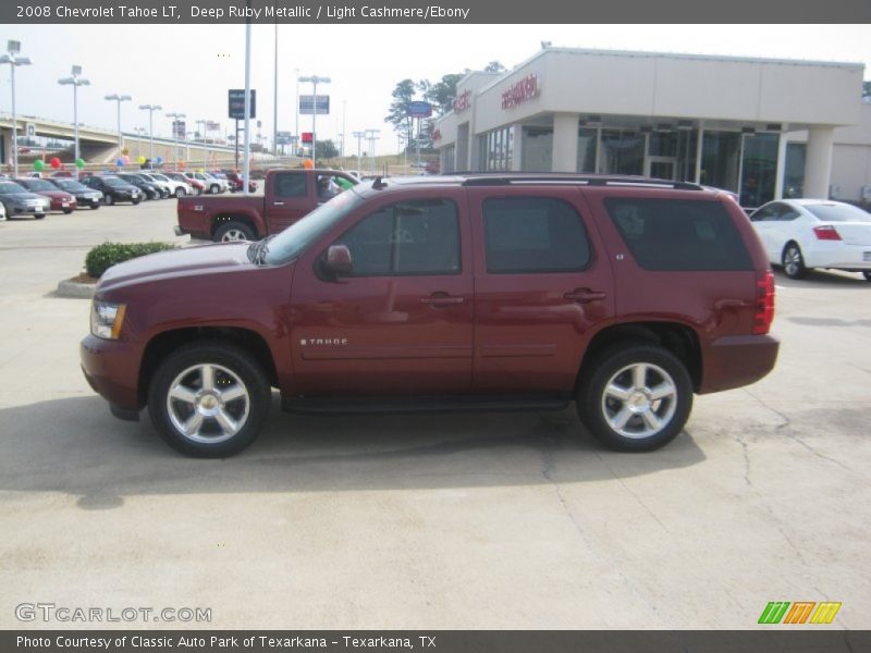 Deep Ruby Metallic / Light Cashmere/Ebony 2008 Chevrolet Tahoe LT
