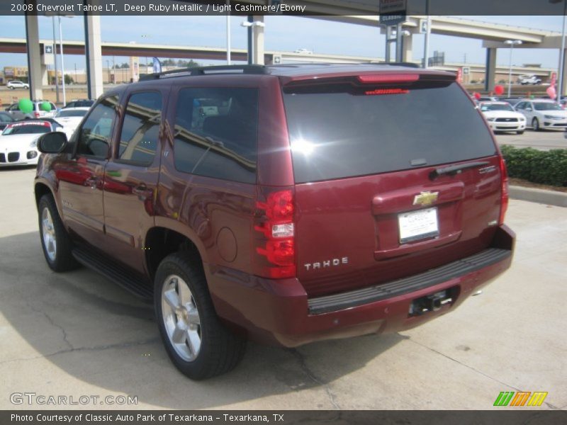 Deep Ruby Metallic / Light Cashmere/Ebony 2008 Chevrolet Tahoe LT