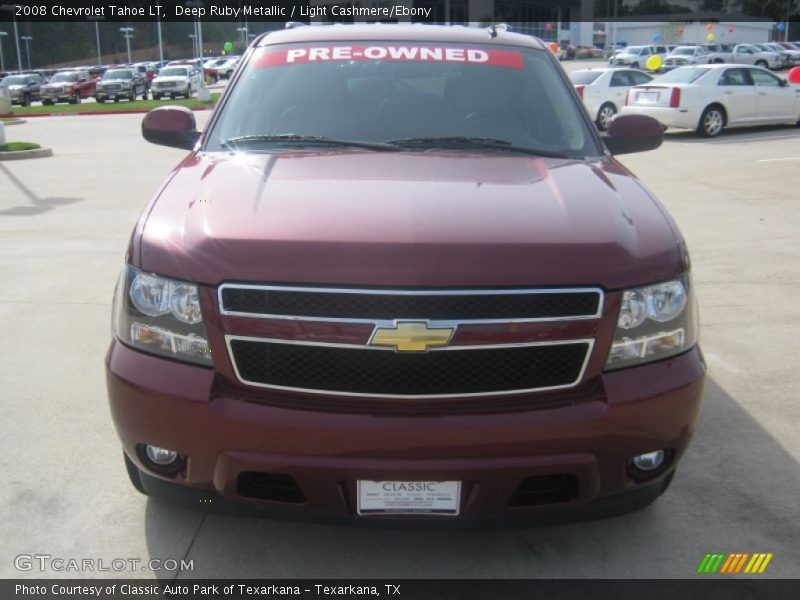Deep Ruby Metallic / Light Cashmere/Ebony 2008 Chevrolet Tahoe LT