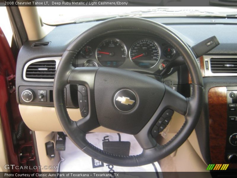 Deep Ruby Metallic / Light Cashmere/Ebony 2008 Chevrolet Tahoe LT