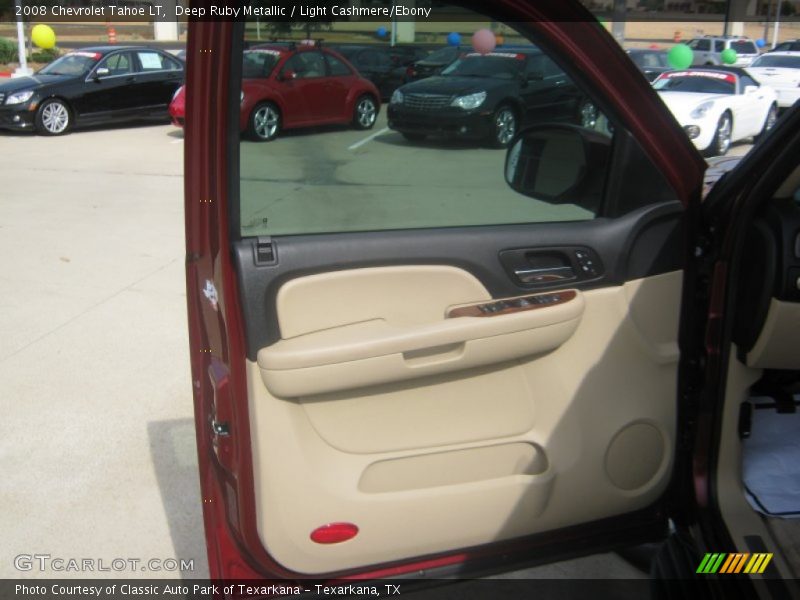 Deep Ruby Metallic / Light Cashmere/Ebony 2008 Chevrolet Tahoe LT