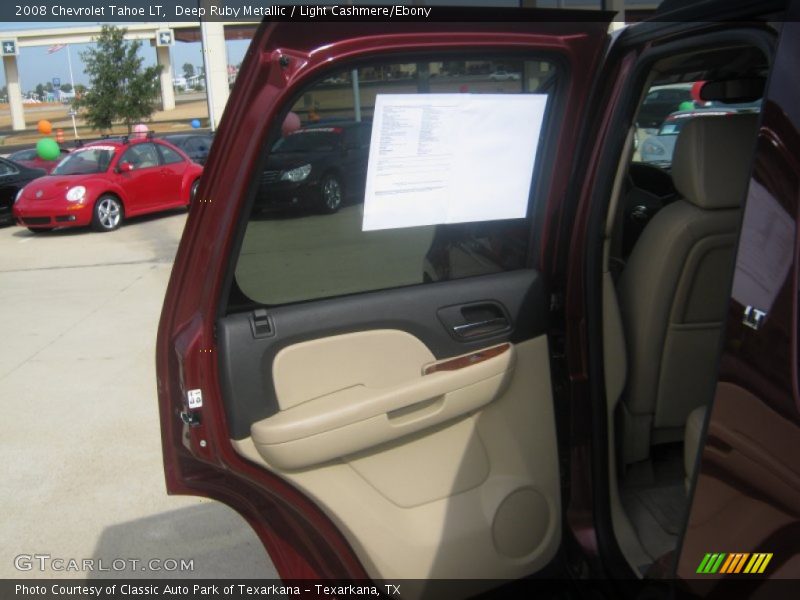Deep Ruby Metallic / Light Cashmere/Ebony 2008 Chevrolet Tahoe LT