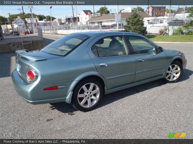 Tungsten Blue Metallic / Blond 2002 Nissan Maxima GLE