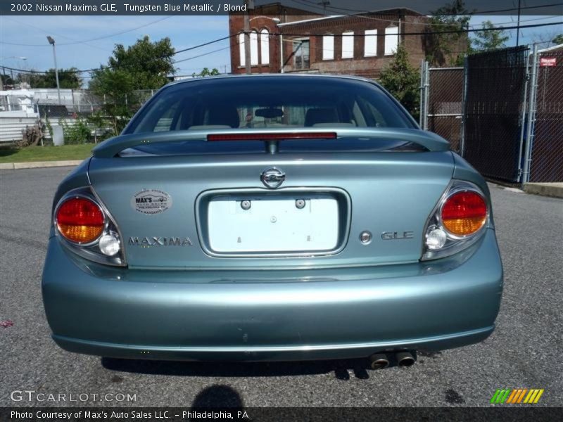 Tungsten Blue Metallic / Blond 2002 Nissan Maxima GLE