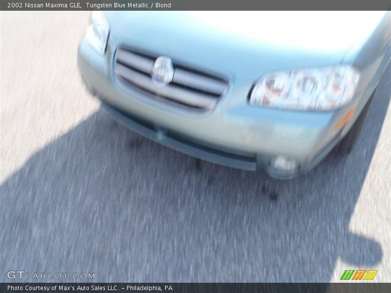 Tungsten Blue Metallic / Blond 2002 Nissan Maxima GLE