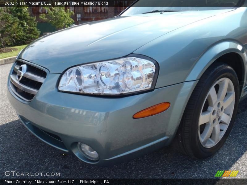 Tungsten Blue Metallic / Blond 2002 Nissan Maxima GLE