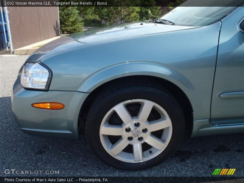 Tungsten Blue Metallic / Blond 2002 Nissan Maxima GLE
