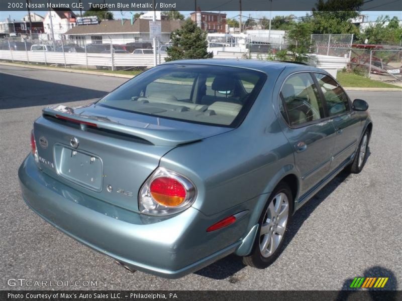 Tungsten Blue Metallic / Blond 2002 Nissan Maxima GLE