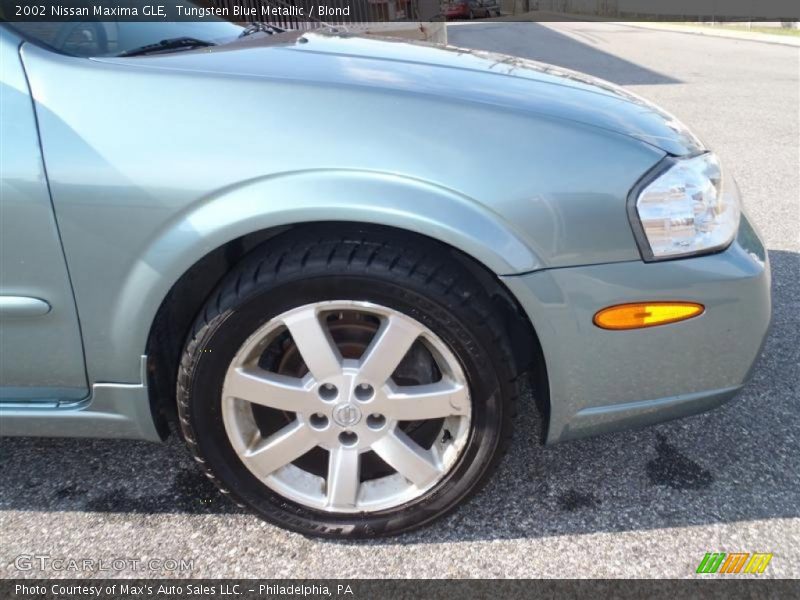 Tungsten Blue Metallic / Blond 2002 Nissan Maxima GLE