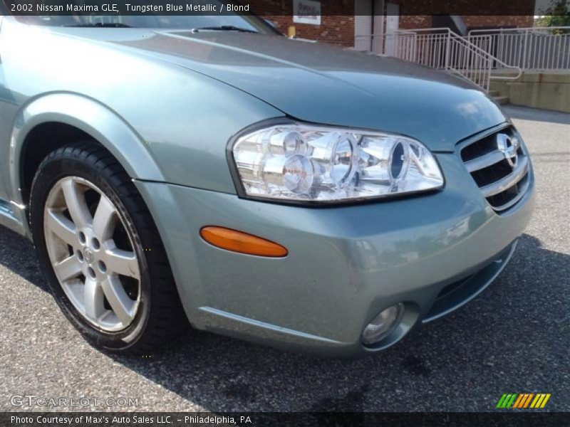 Tungsten Blue Metallic / Blond 2002 Nissan Maxima GLE