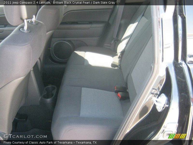 Brilliant Black Crystal Pearl / Dark Slate Gray 2011 Jeep Compass 2.4 Latitude