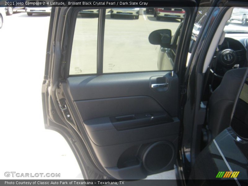 Brilliant Black Crystal Pearl / Dark Slate Gray 2011 Jeep Compass 2.4 Latitude