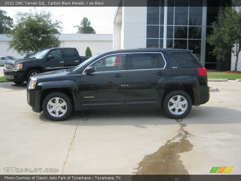 Carbon Black Metallic / Jet Black 2012 GMC Terrain SLE