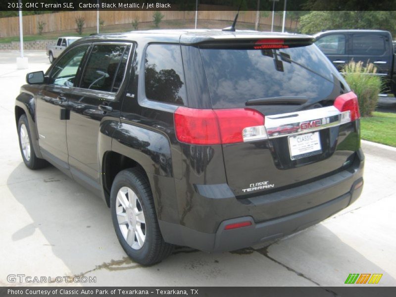 Carbon Black Metallic / Jet Black 2012 GMC Terrain SLE