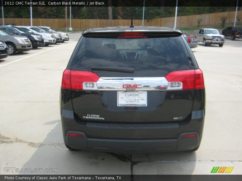 Carbon Black Metallic / Jet Black 2012 GMC Terrain SLE