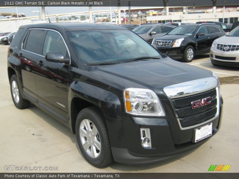 Carbon Black Metallic / Jet Black 2012 GMC Terrain SLE