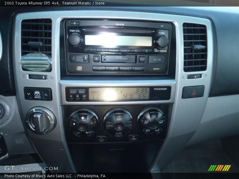 Titanium Metallic / Stone 2003 Toyota 4Runner SR5 4x4