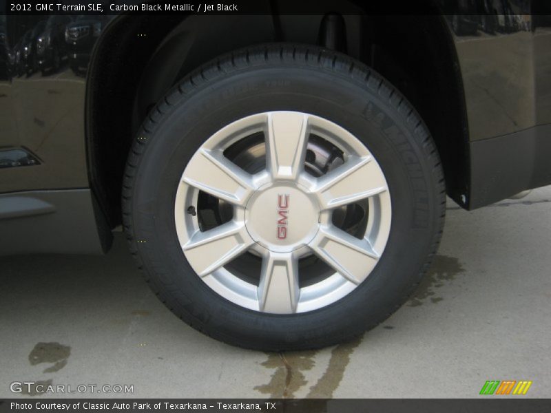Carbon Black Metallic / Jet Black 2012 GMC Terrain SLE