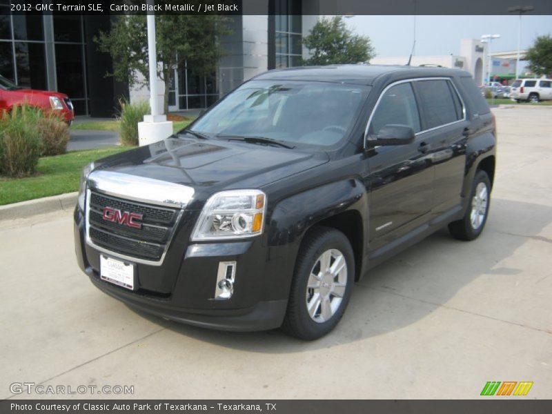 Carbon Black Metallic / Jet Black 2012 GMC Terrain SLE