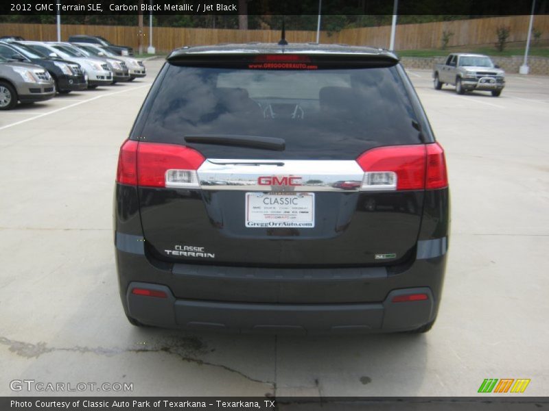 Carbon Black Metallic / Jet Black 2012 GMC Terrain SLE