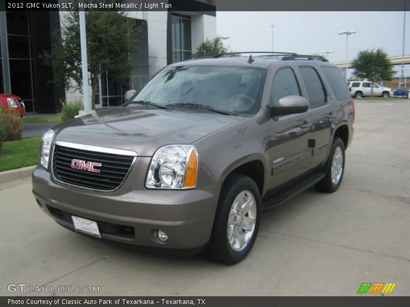 Mocha Steel Metallic / Light Tan 2012 GMC Yukon SLT