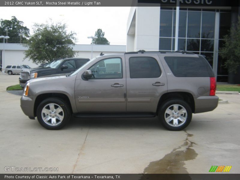 Mocha Steel Metallic / Light Tan 2012 GMC Yukon SLT