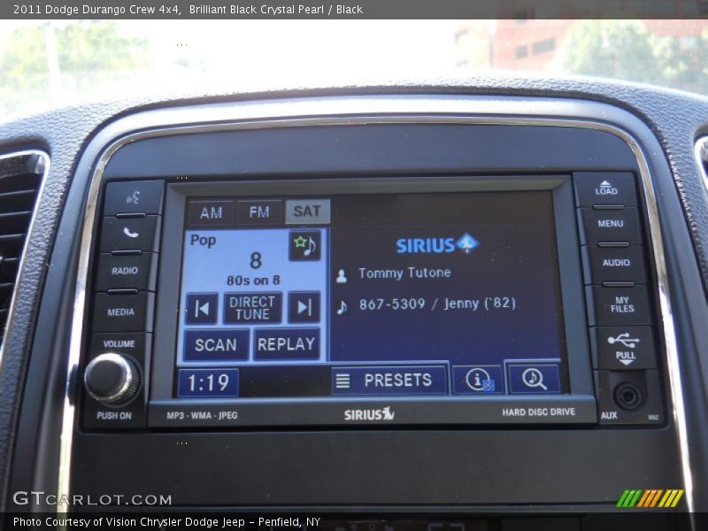 Controls of 2011 Durango Crew 4x4