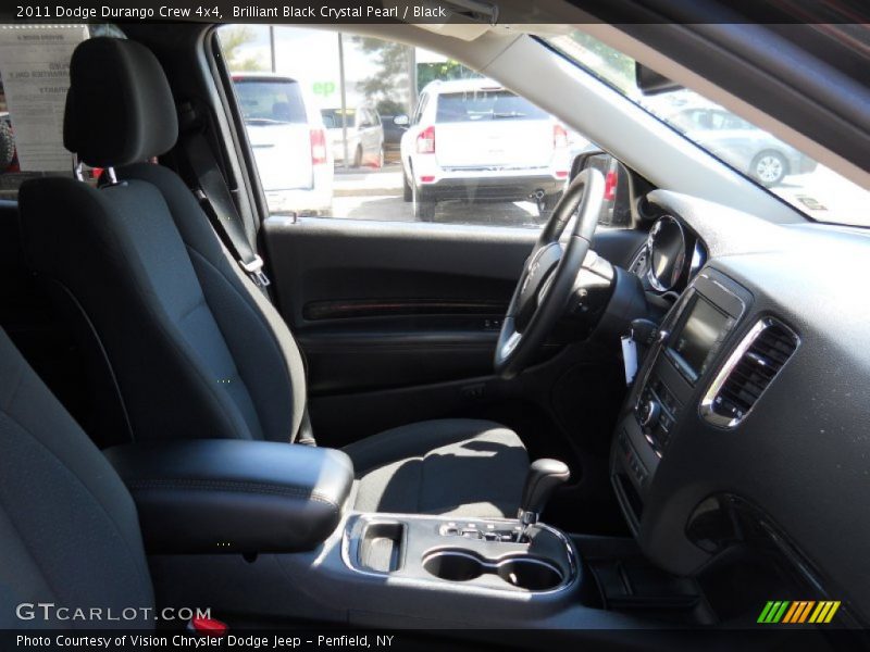 Brilliant Black Crystal Pearl / Black 2011 Dodge Durango Crew 4x4