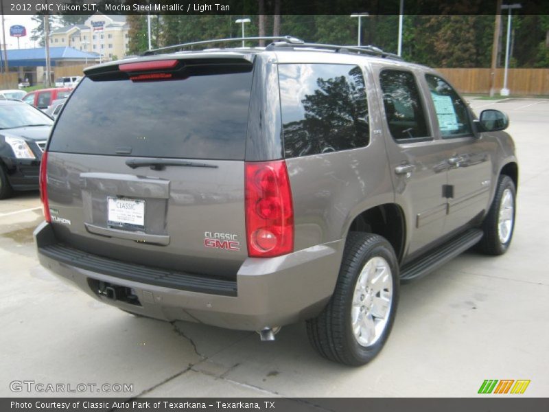 Mocha Steel Metallic / Light Tan 2012 GMC Yukon SLT
