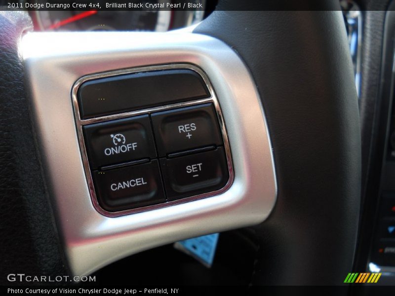 Brilliant Black Crystal Pearl / Black 2011 Dodge Durango Crew 4x4