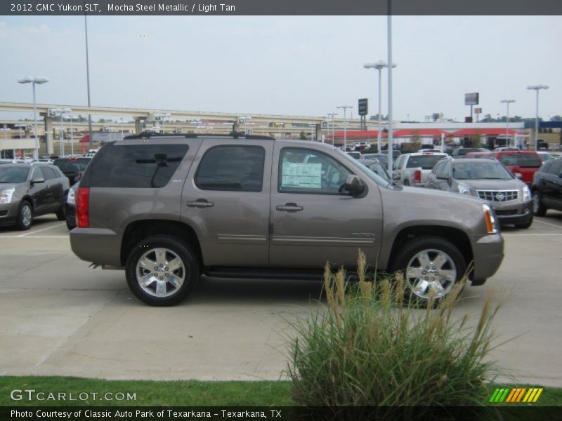 Mocha Steel Metallic / Light Tan 2012 GMC Yukon SLT