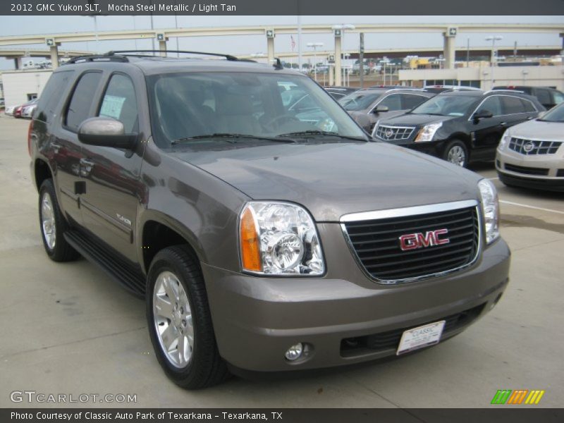Mocha Steel Metallic / Light Tan 2012 GMC Yukon SLT